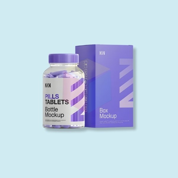 Custom Capsule Pill Bottle