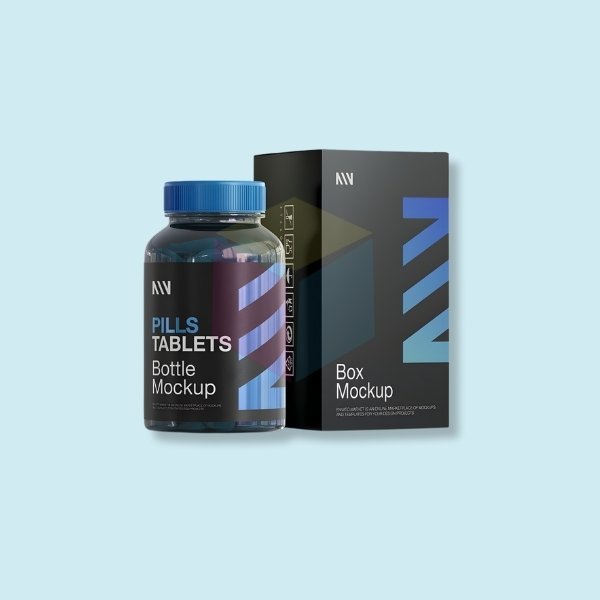 Custom Capsule Pill Bottle