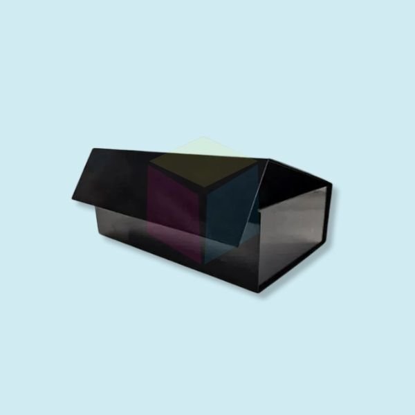 Custom Glossy Black Gift Boxes