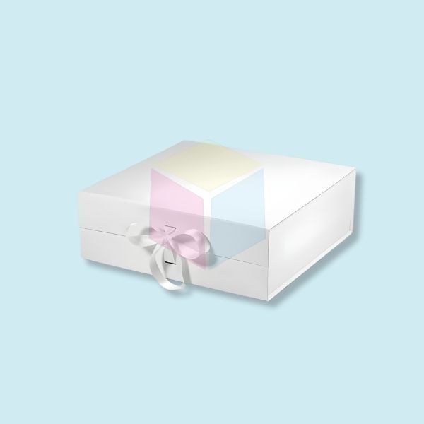 Custom Sturdy White Gift Boxes