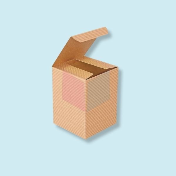 One Piece Color Tinted Kraft Tuck Top Gift Boxes